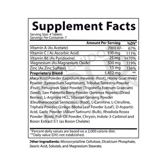 Monster Test 28 cápsulas | Angry Supplements