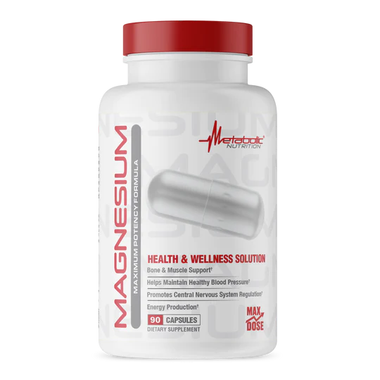 Magnesio 90 Cápsulas | Metabolic Nutrition
