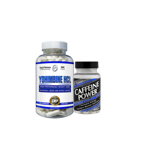 Combo Oxidacion de Grasa + Energia Yohimbina Hcl + Cafeina Hi tech