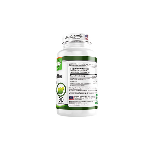 Ashwagandha 1000mg 90 capsulas | Naturally