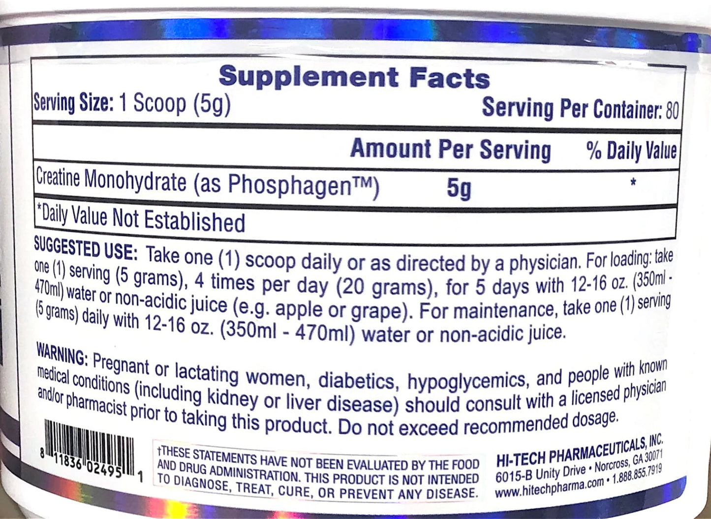 COMBO AUMENTO MASA MUSCULAR MAGRA: NitroTech 4LB + Creatina HTP 80 servs