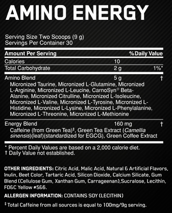 AminoEnergy 30 servicios | Optimum Nutrition