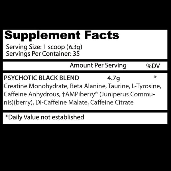 Psychotyc Black 35 servs | Insane Labz