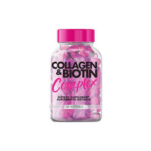 Cargar imagen en el visor de la galería, Collagen &amp; Biotin Complex 60 softgels | Healthy America
