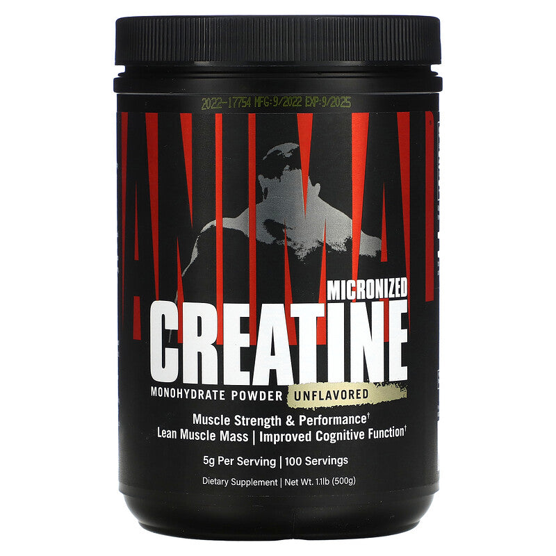 Creatina micronizada Animal 100 servs | Universal Nutrition