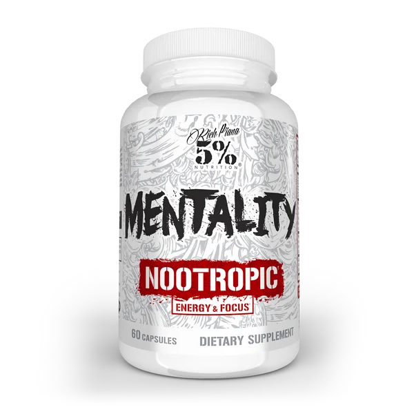 Mentality Nootropic 60 caps | Rich Piana 5% Nutrition