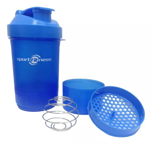 Shaker azul 3 en 1 | Sport Fitness