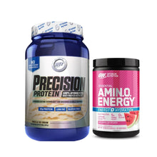 Cargar imagen en el visor de la galería, COMBO MASA MUSCULAR MAGRA Y RECUPERACION: Precision 2LB + Amino Energy ON 3O Servs
