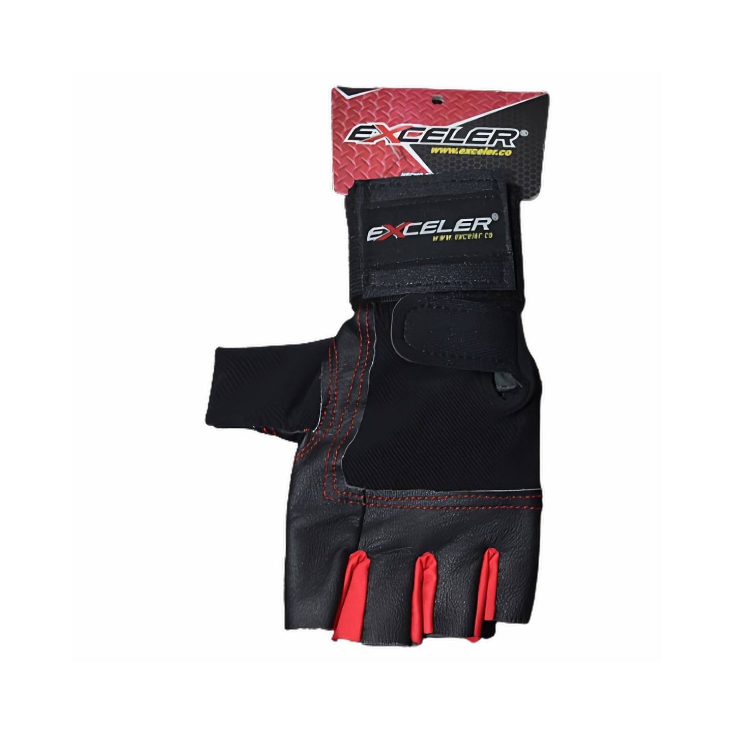 Guantes hombre en cuero con muñequera | Exceler