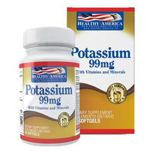 Cargar imagen en el visor de la galería, Potasio 99mg con vitaminas y minerales Healthy America
