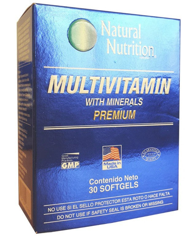 Multivitamin Premium con minerales 30 softgels Natural Nutrition