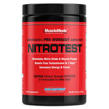 Cargar imagen en el visor de la galería, NitroTest pre-workout + testosterone booster | MuscleMeds
